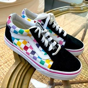 Vans Checkerboard with suede size 1.5